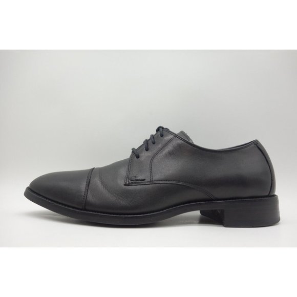Cole Haan Black Leather Cap Toe Lace Up Oxfords Shoes Men\'s 9.5 W main image 8